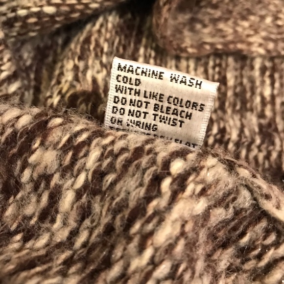 Carol Rose Cardigan Sweater Womens Size Small Shades of Brown Pockets - Picture 14 of 14